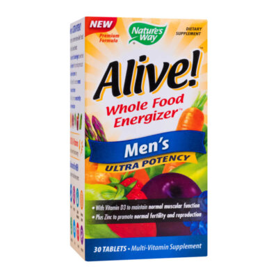Alive Men's Ultra, 30 de tablete filmate, Natures Way