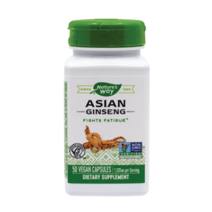 Ginseng asiatic, 560 mg, 50 capsule, Natures Way