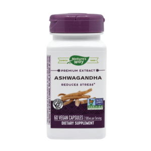 Ashwagandha SE, 500 mg, 60 capsule vegetariene, Natures Way