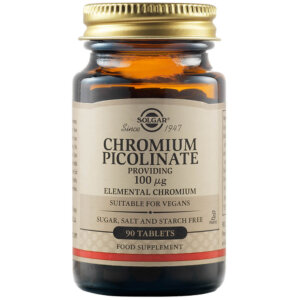 Picolinat de crom 100 mcg, 90 capsule, Solgar