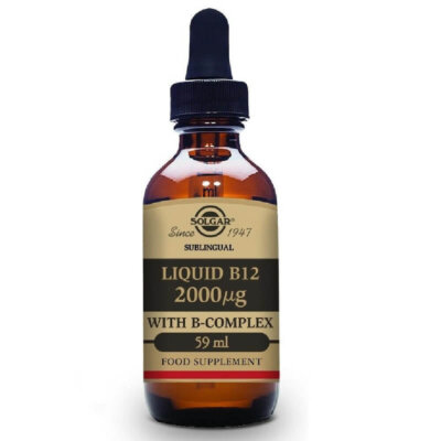 Vitamina B12 lichid 2000 mcg, 59 ml, Solgar