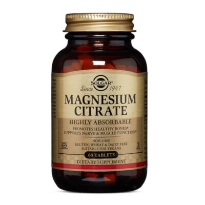 Citrat de magneziu 200 mg, 60 comprimate, Solgar