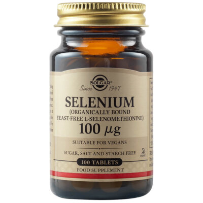 Seleniu, 100 µg, 100 comprimate, Solgar