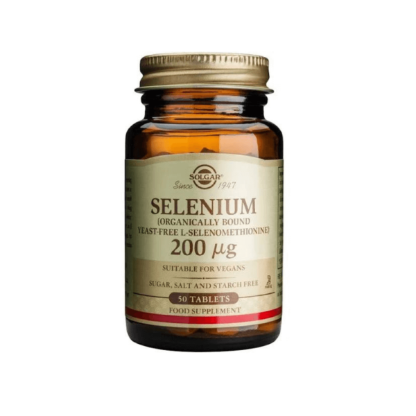 Seleniu, 200 µg, 50 comprimate, Solgar