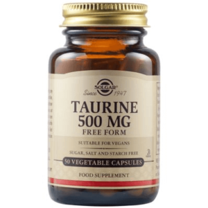 Taurină, 500 mg, 50 capsule, Solgar