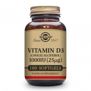 Vitamina D3 1000 UI, 100 capsule, Solgar