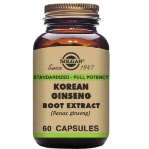 Extract de rădăcină de ginseng coreean, 60 de capsule, Solgar