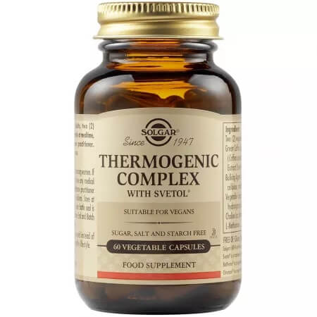 Complex Thermogenic cu Svetol, 60 capsule, Solgar