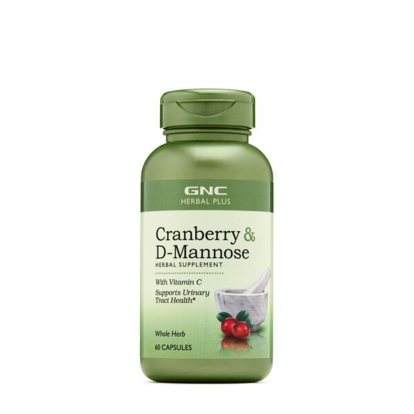 Merisor & D-Manoza + Vitamina C Herbal Plus, 60 capsule, GNC