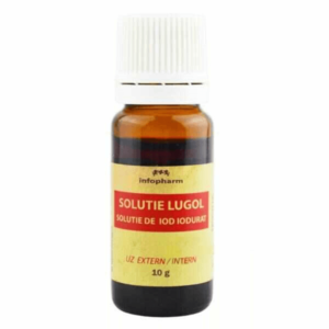 Soluție lugol (soluție de iod iodurat), 10g, Infofarm
