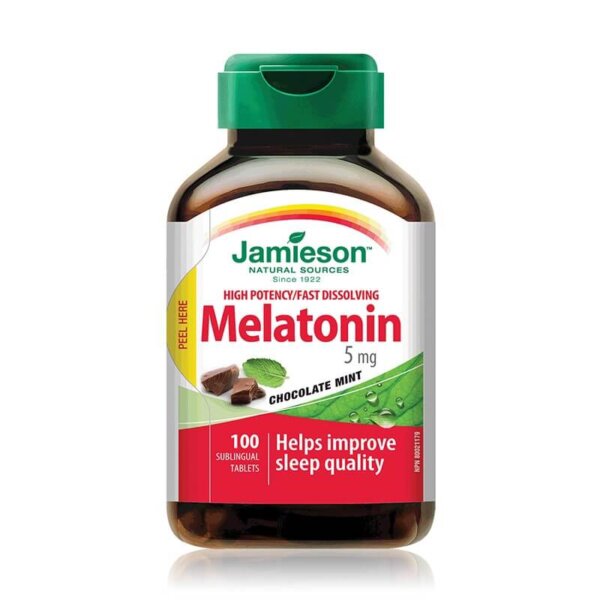 Melatonină, 5 mg, 100 comprimate, Jamieson