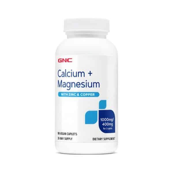 Calciu 1000 Mg Magneziu 400 Mg, 90 comprimate, GNC