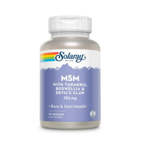 MSM, 750 gr, 90 capsule, Solaray