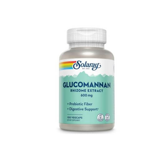 Glucomannan 600mg, 100cps, Solaray