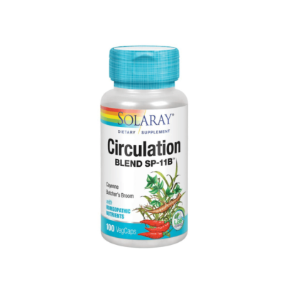 Amestec de circulație, 100 de capsule, Solaray