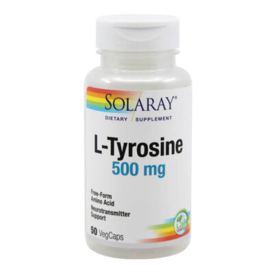 L-tirozină, 500 mg, 50 capsule, Solaray,