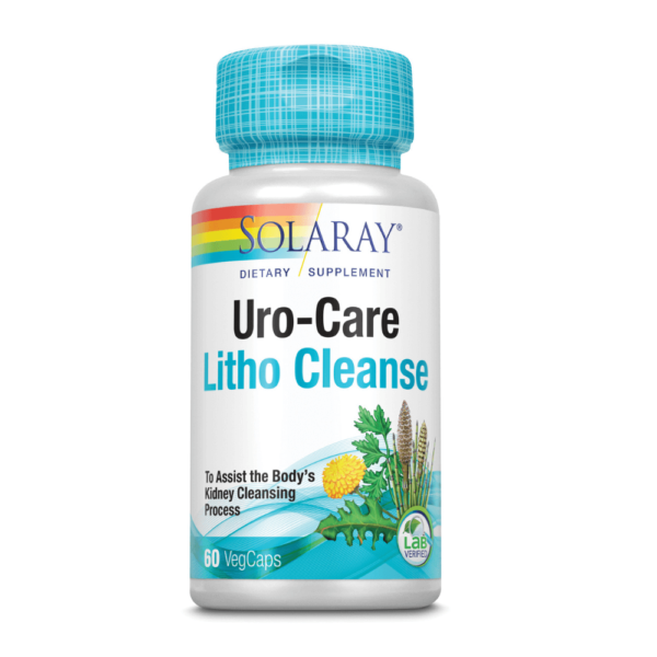 Uro-Care Litho Cleanse, 60 capsule, Solaray
