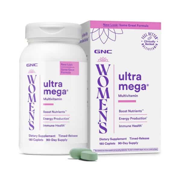 202455-2 Gnc Women's Multivitamine Ultra Mega, Multivitamine Pentru Femei, 180 Tb