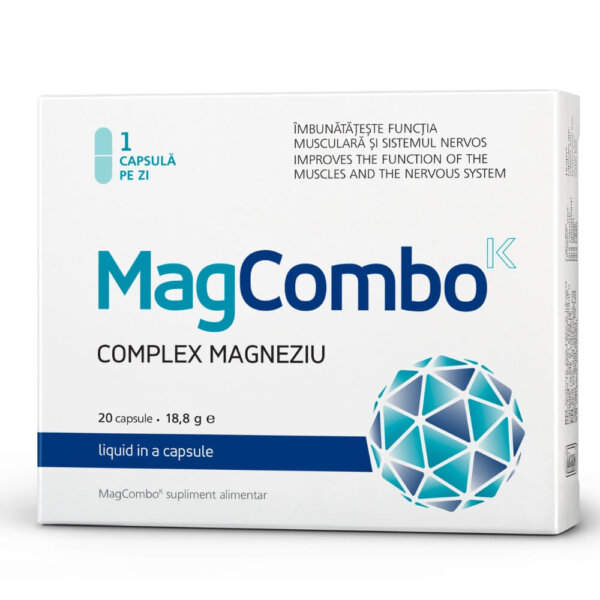 MagCombo complex magneziu, 20 capsule, Vitaslim