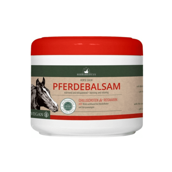 Balsam puterea calului cu extract de ardei iute, 500 ml, Herbamedicus