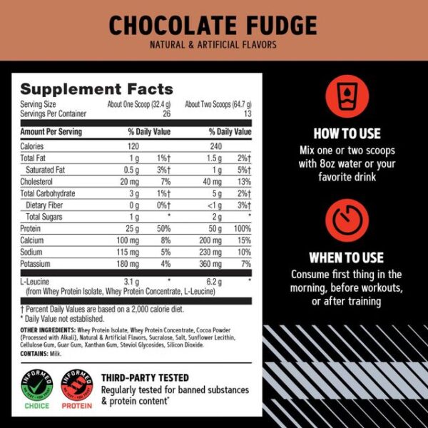 Gnc Amp Wheybolic, Proteina Din Zer, Cu Aroma De Ciocolata, 841.6 g