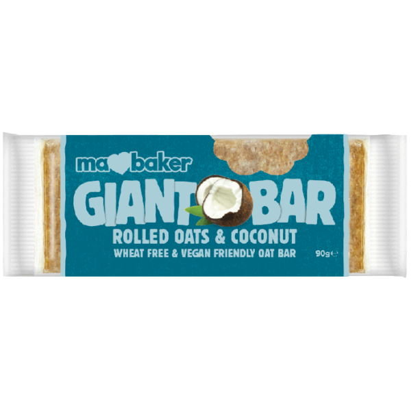 Baton de ovaz cu nuca de cocos, 90 g, Ma Baker
