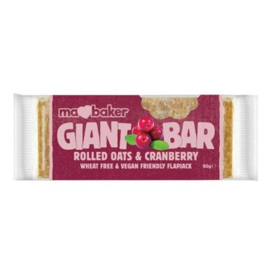 Baton din ovăz cu merișor, 90 g, Ma Baker