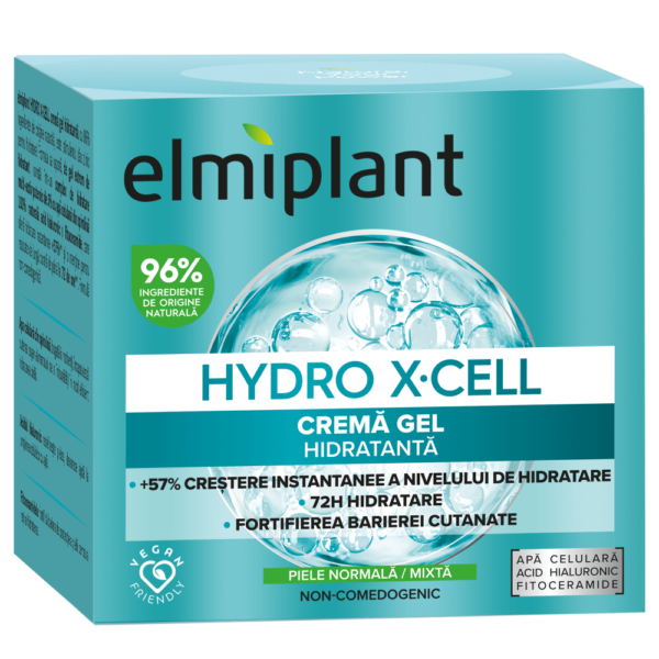Hydro X-cell cremă de față pentru tenul normal, 50 ml, Elmiplant