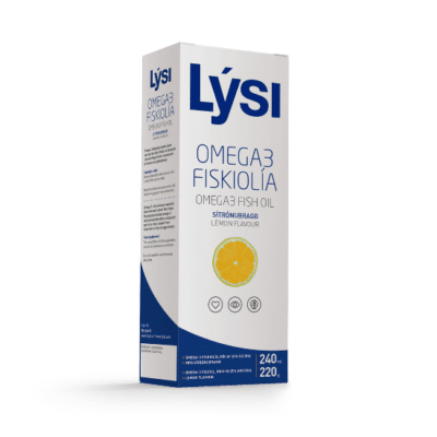 Omega 3 aromă de lămâie, 240 ml, Lysi