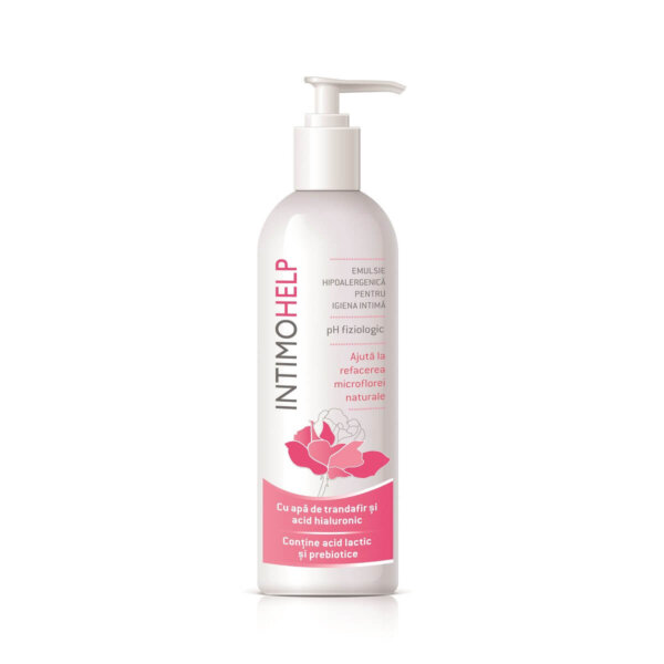 Emulsie hipoalergenică IntimoHelp pentru igiena intimă, 400 ml, Zdrovit