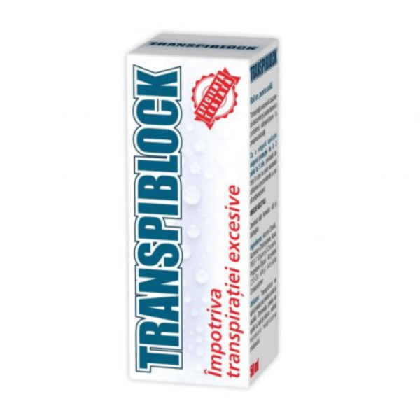 Roll-on împotriva transpirației excesive, 50 ml, Transpiblock