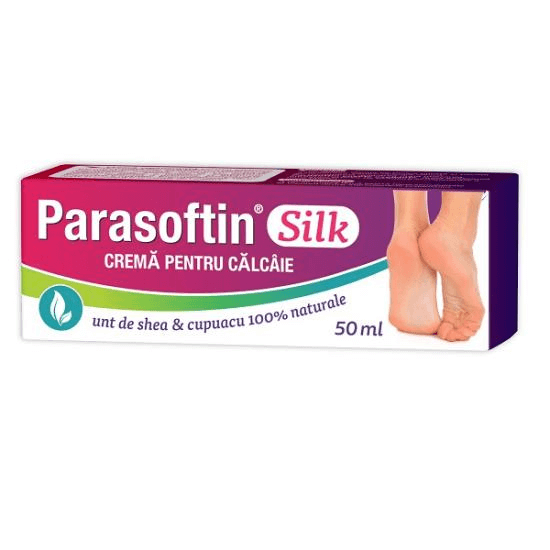 Cremă pentru călcâie Silk Parasoftin, 50 ml, Zdrovit