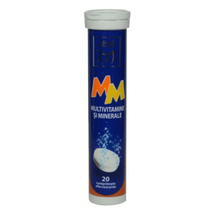 Multivitamine și minerale, 20 de tablete efervescente, Zdrovit