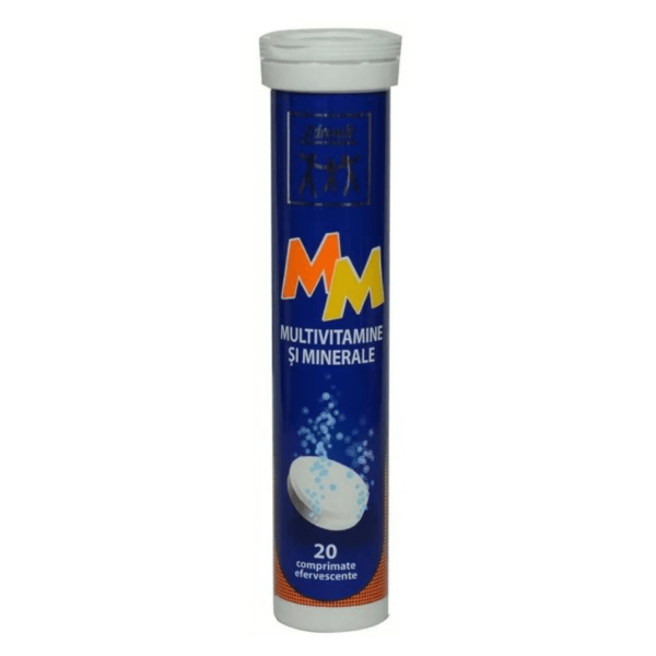 Multivitamine și minerale, 20 de tablete efervescente, Zdrovit