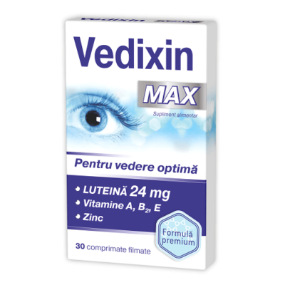 Vedixin Max pentru vedere optimă, 30 capsule, Zdrovit