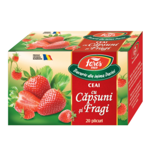 Ceai Căpșuni și fragi, 20 plicuri, Fares