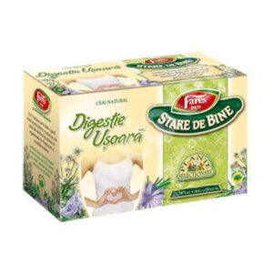 Ceai usor de plante digestive Feeling good, 20 plicuri, Fares