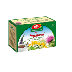 Ceai Hepatocol D43, 20 plicuri, Fares