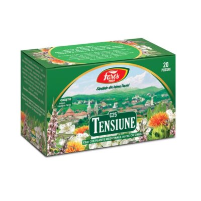 Ceai pentru tensiune, C25, 20 plicuri, Fares