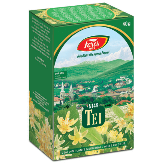 Ceai Tei flori, 40 gr, Fares