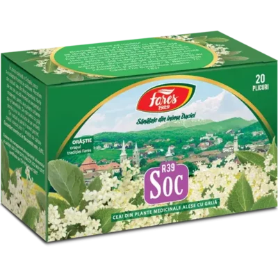 Ceai de soc, 20 plicuri, Fares