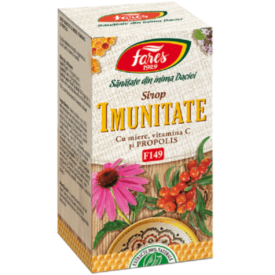 Sirop imun cu miere, 100 ml, Fares