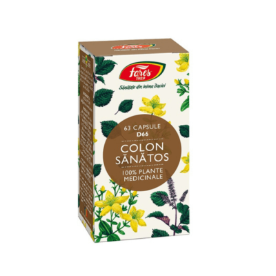 Colon Sănătos D66, 63 capsule, Fares