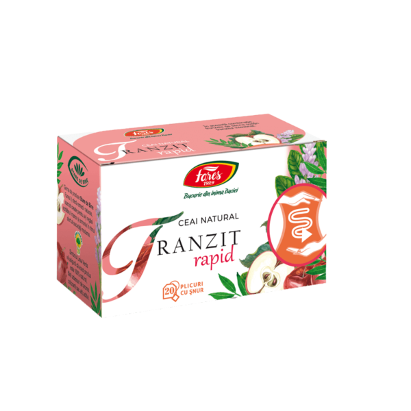 Ceai Tranzit Rapid D152, 20 plicuri, Fares