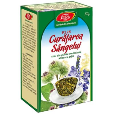 Ceai curățarea sângelui P125, 50 g, Fares