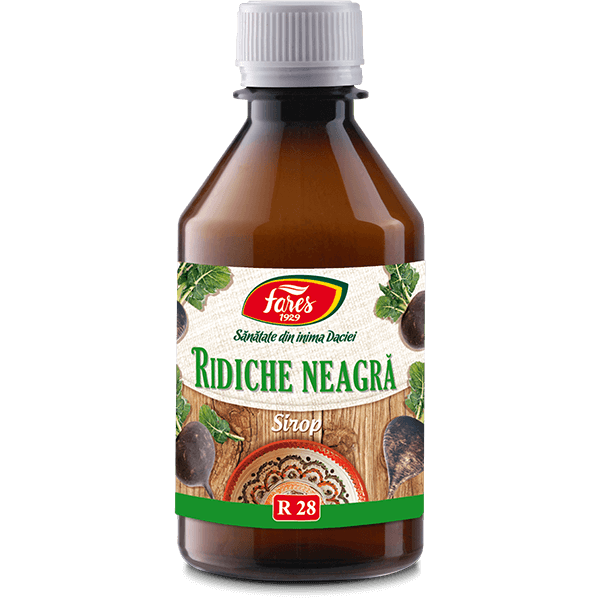Sirop de ridiche neagra, 250ml, Fares