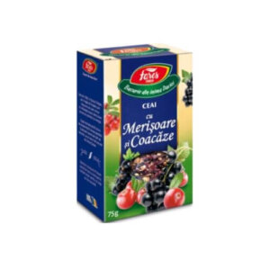 Ceai cu merisoare si coacaze, 75 g, Fares