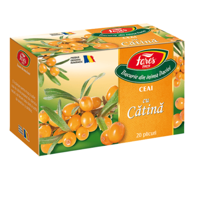 Ceai cu cătină, 20 plicuri, Fares