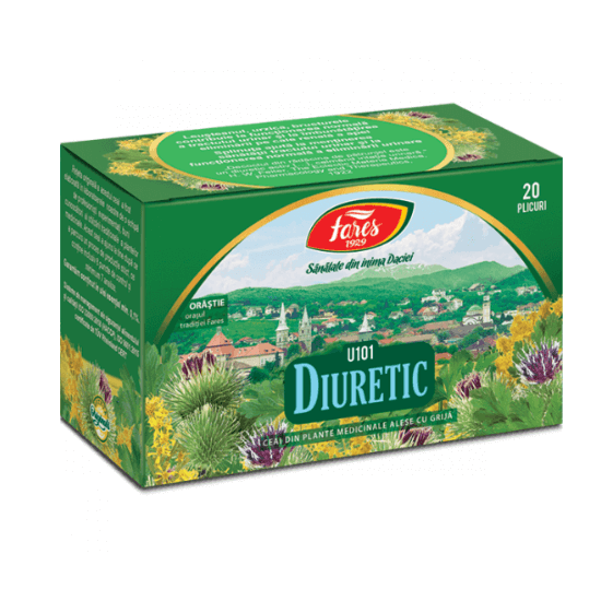 Ceai diuretic, 20 plicuri, Fares