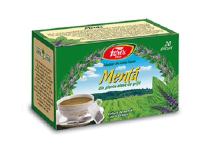 Ceai de mentă D125, 20 plicuri, Fares